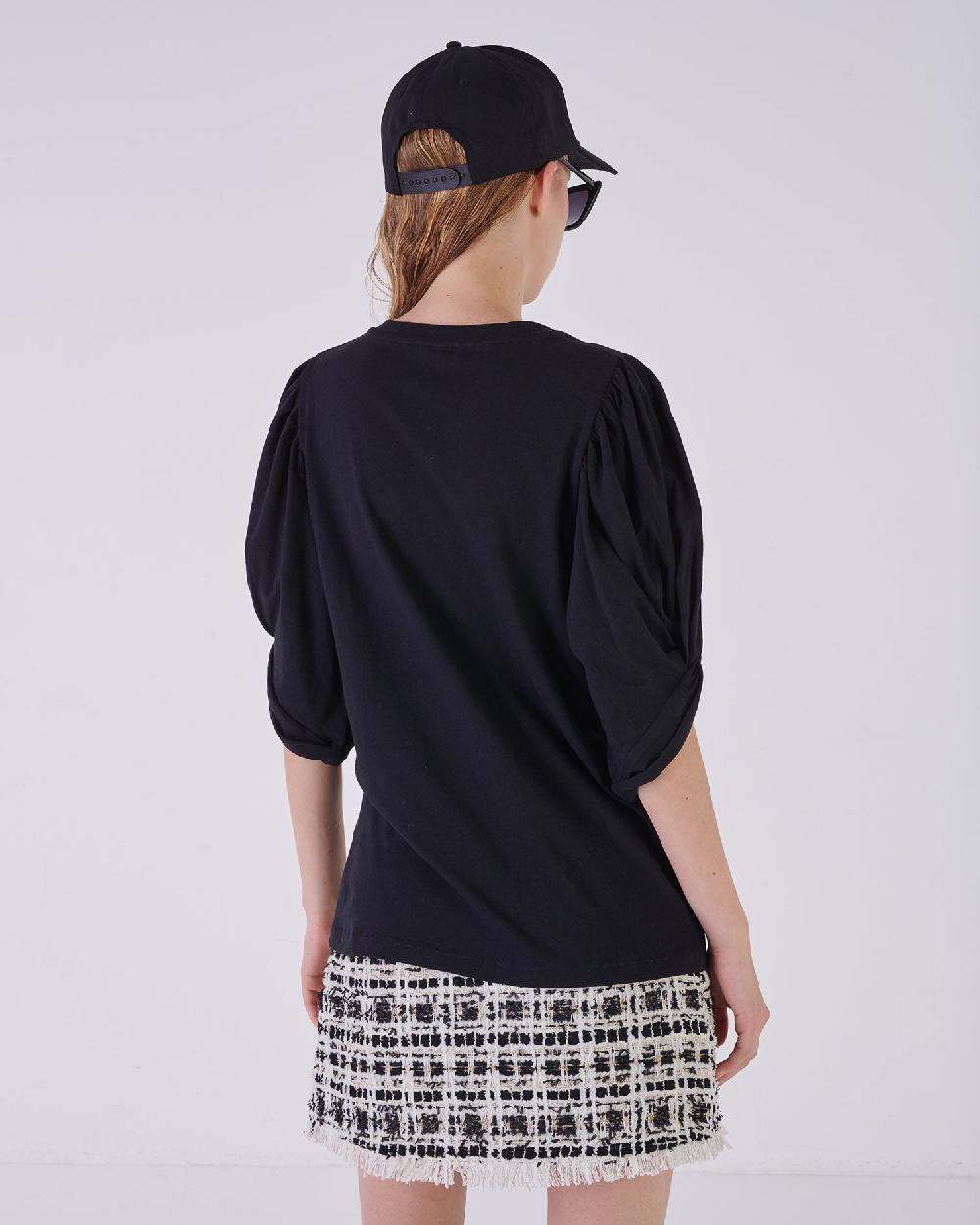 Silvian Heach T-shirt con maniche arricciate Ultimi tre giorni