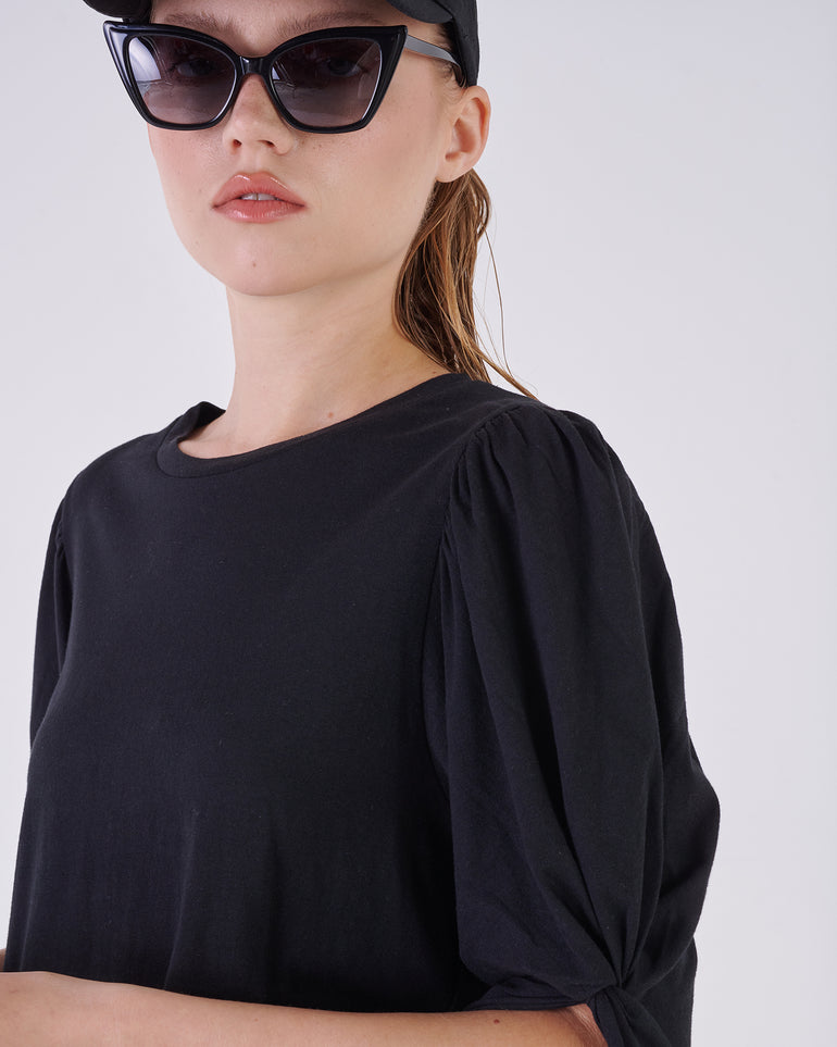 Silvian Heach T-shirt con maniche arricciate Ultimi tre giorni