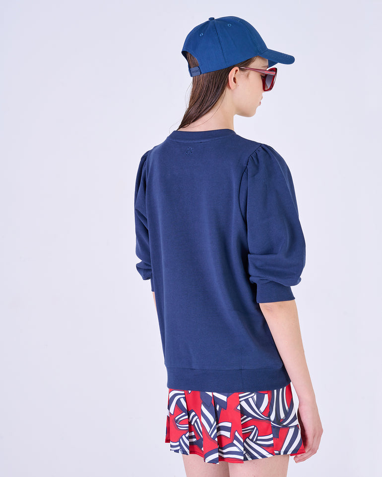 Silvian Heach Felpa con maniche arricciate ACQUISTA ORA