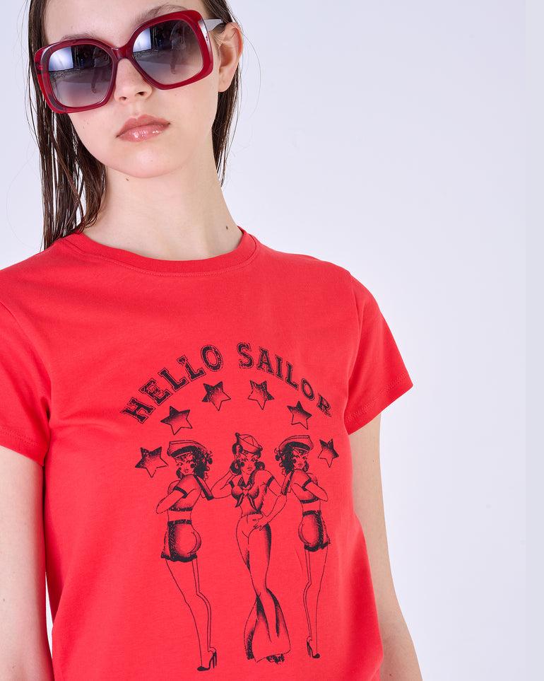 Silvian Heach T-Shirt con stampa Sailor Fino al 55% di sconto