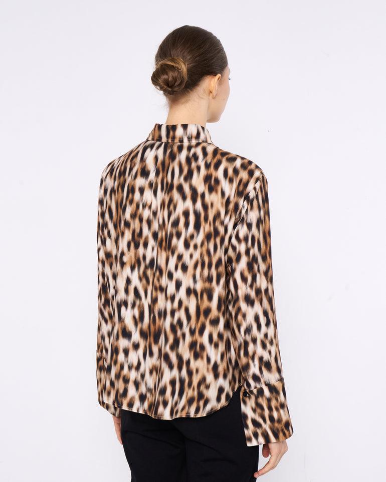 Silvian Heach Camicia leopardata Sconti questo mese