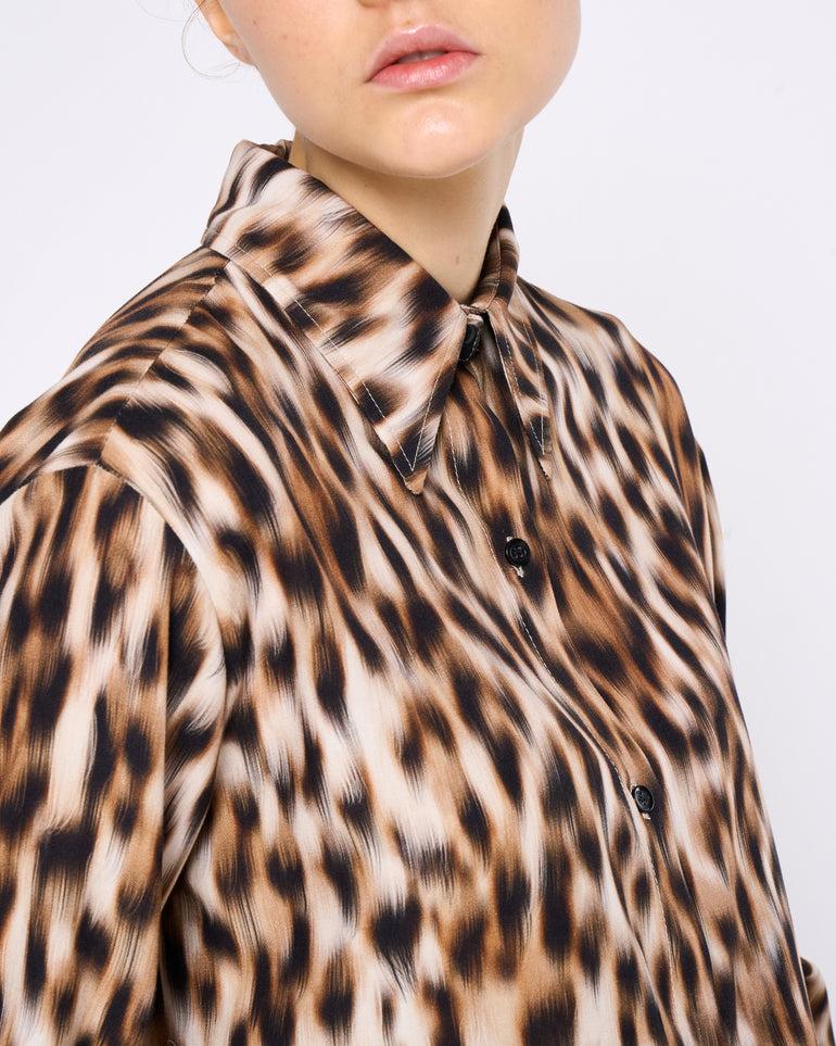 Silvian Heach Camicia leopardata Sconti questo mese