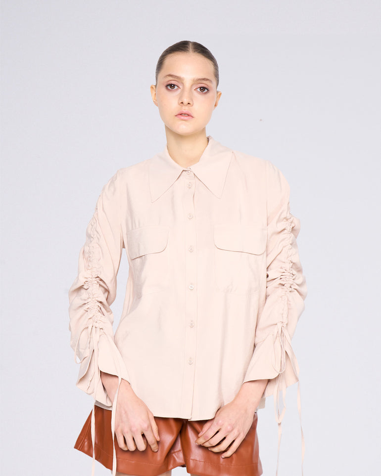 Silvian Heach Camicia con maniche arricciate Italy