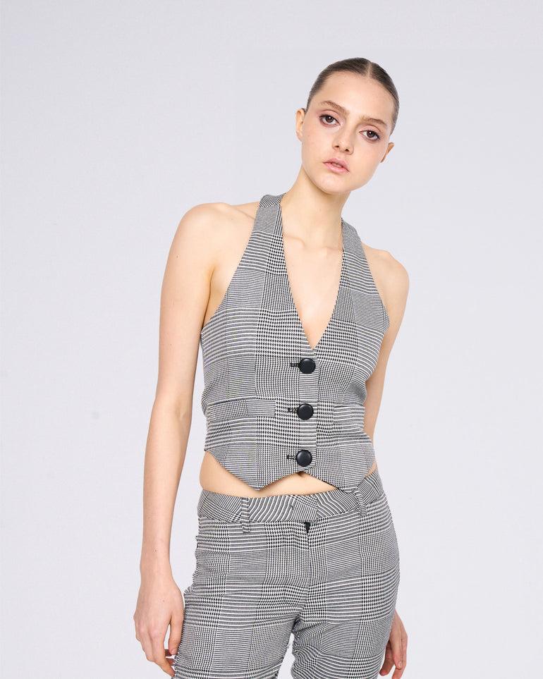 Silvian Heach Gilet a quadri Acquista Ora