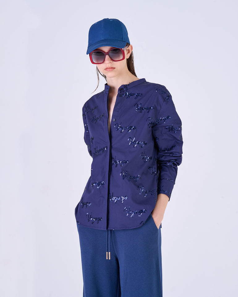 Silvian Heach Camicia con paillettes Offerta Pasqua
