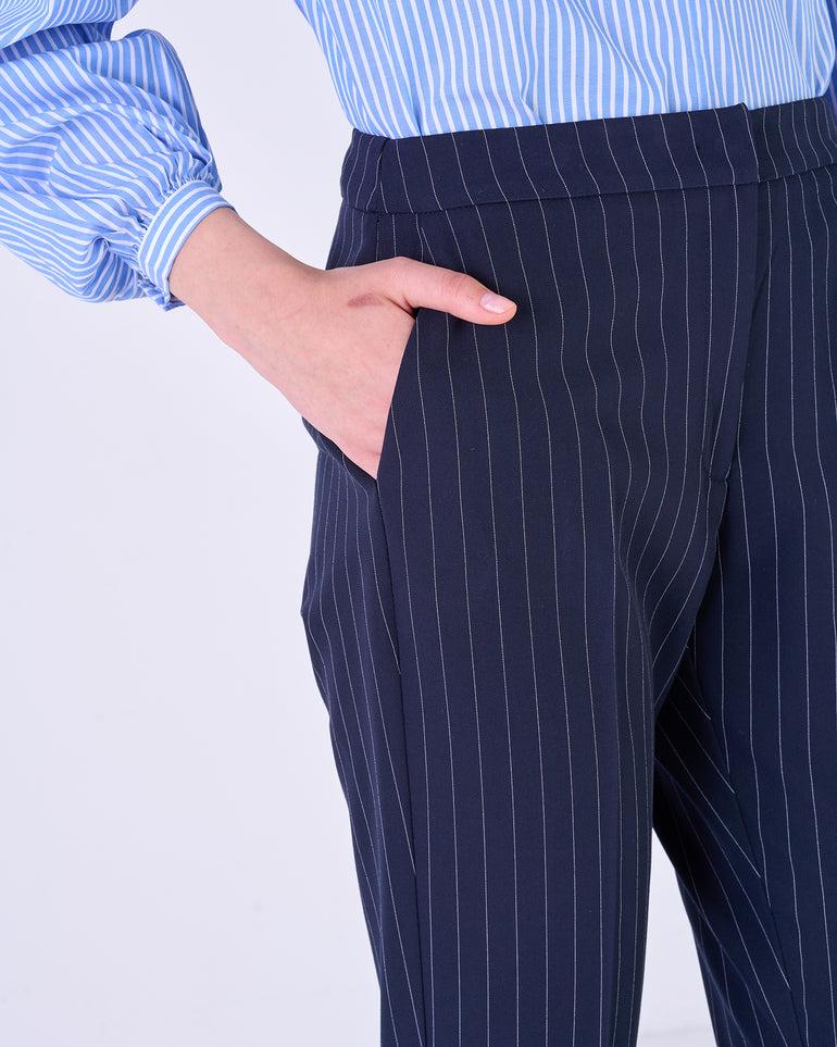 Silvian Heach Pantaloni carrot gessati Offerta migliore