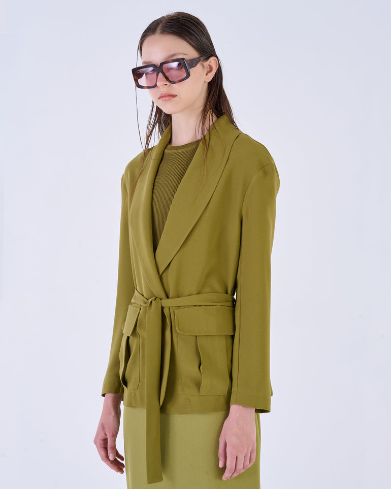 Silvian Heach Blazer con cintura da annodare Offerte giornaliere