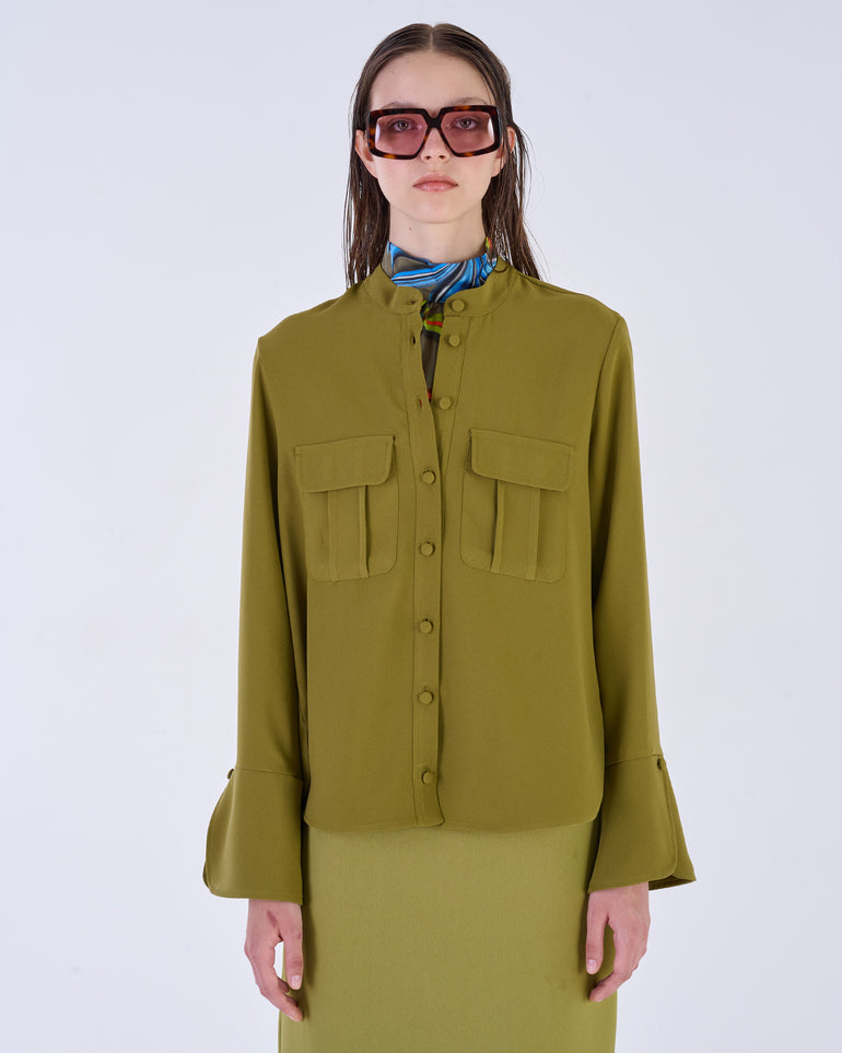 Silvian Heach Camicia con polsini svasati Enormi risparmi