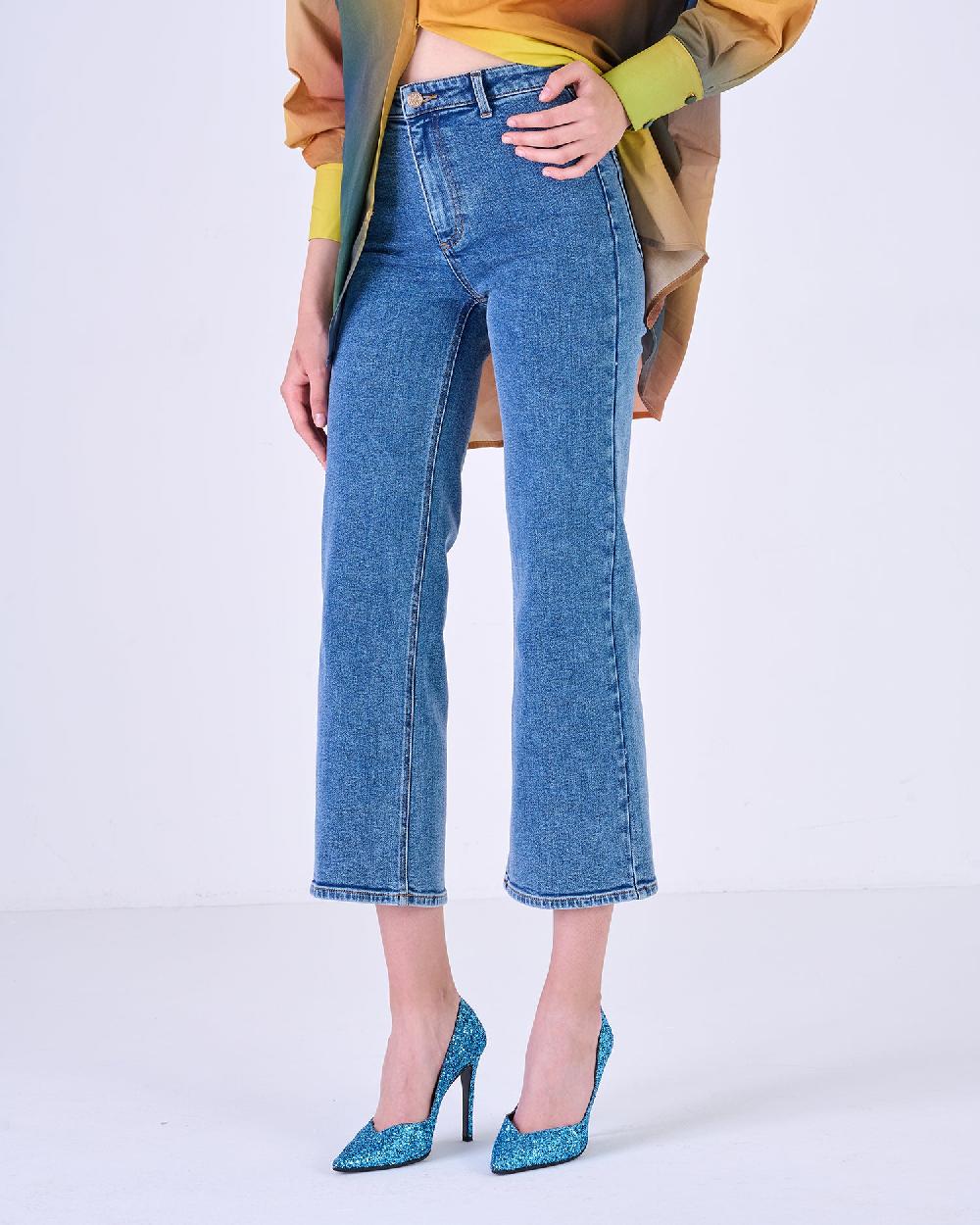 Silvian Heach Jeans cropped Fino al 60% di sconto