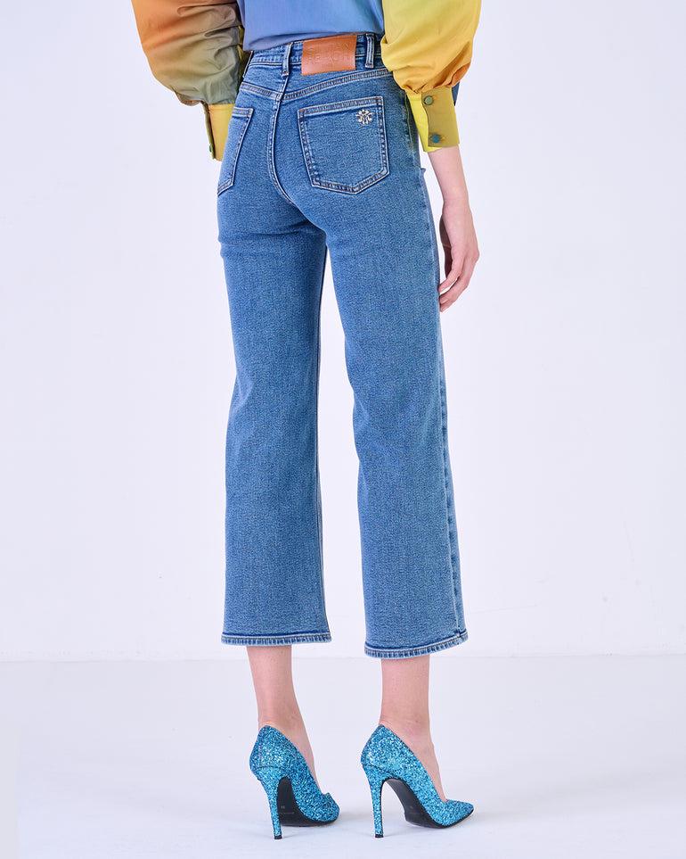 Silvian Heach Jeans cropped Fino al 60% di sconto