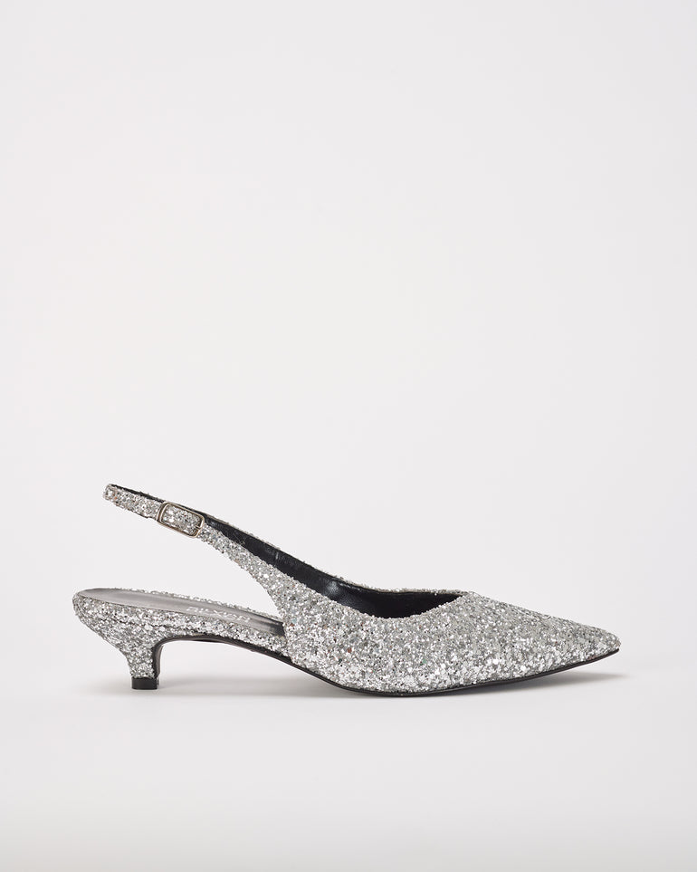 Silvian Heach Décolleté slingback con glitter Esporta salva