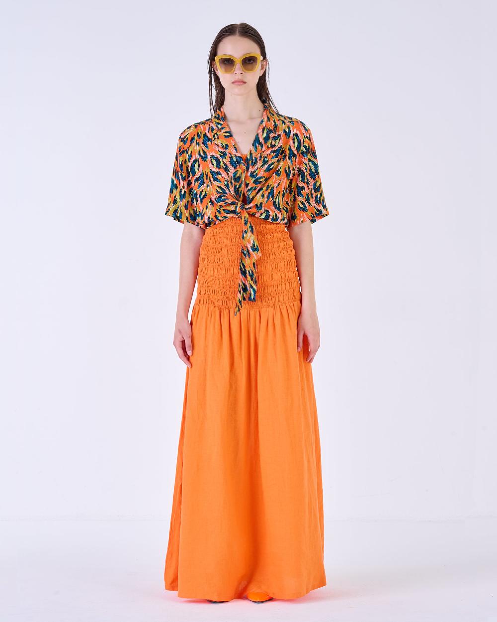 Silvian Heach Camicia cropped maculata Spedizione Gratuita