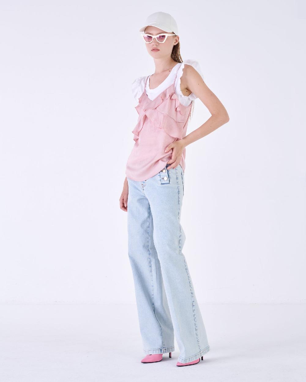 Silvian Heach Canotta con ruches Fino Al -60%