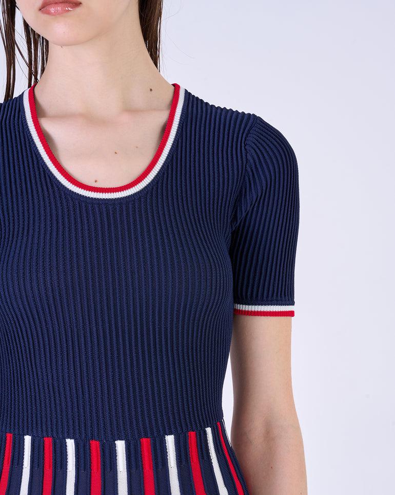 Silvian Heach Abito con gonna plissettata Sconto
