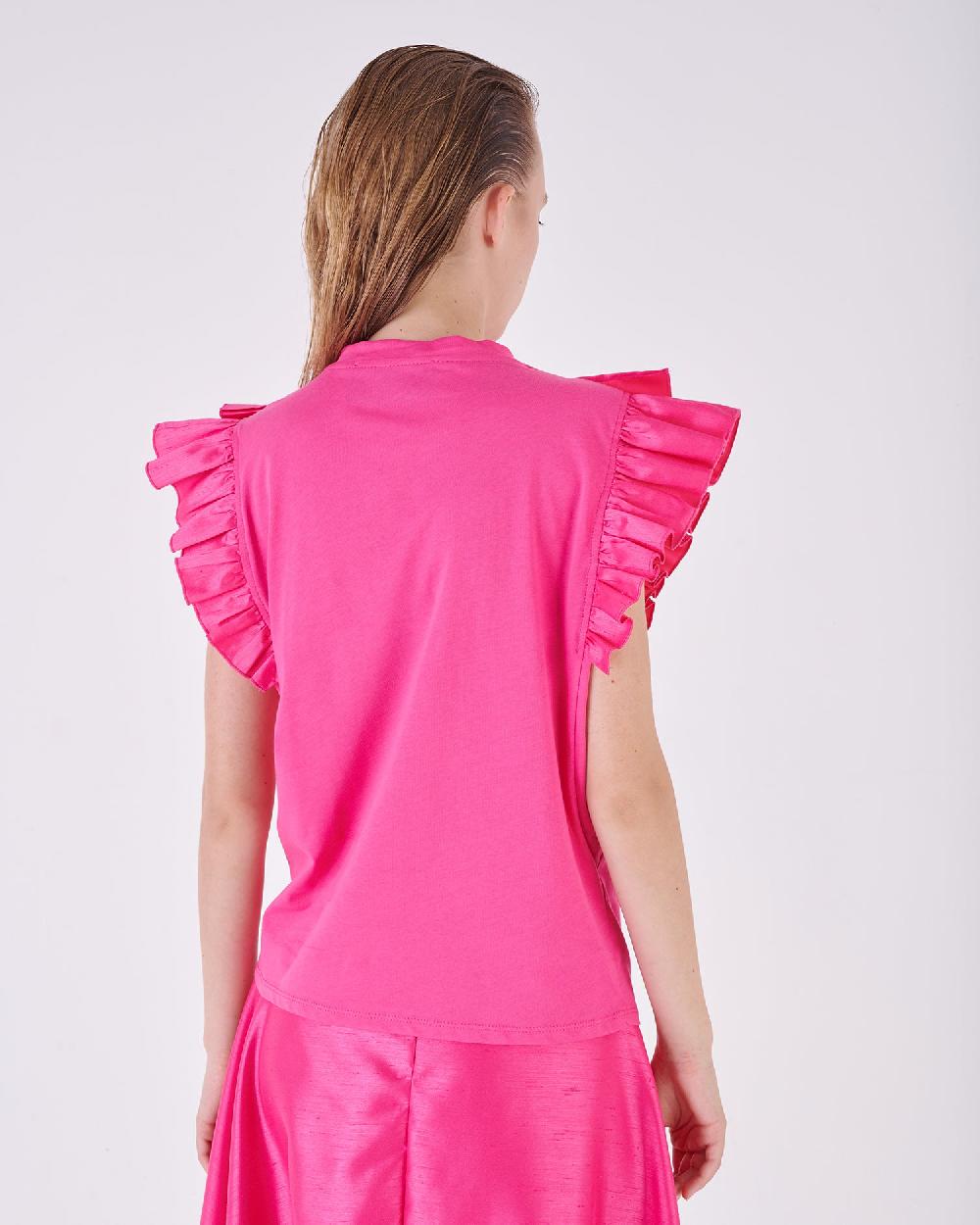 Silvian Heach Top con volant Spedizione gratuita