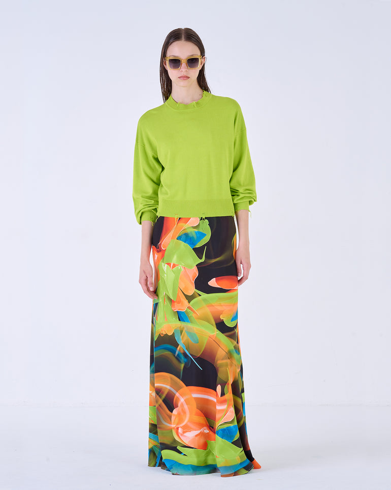 Silvian Heach Maglia con orli sfrangiati Flash Sale
