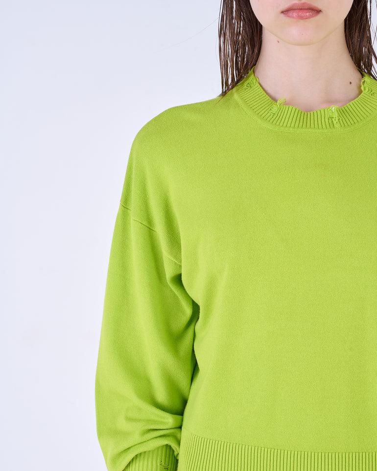Silvian Heach Maglia con orli sfrangiati Flash Sale