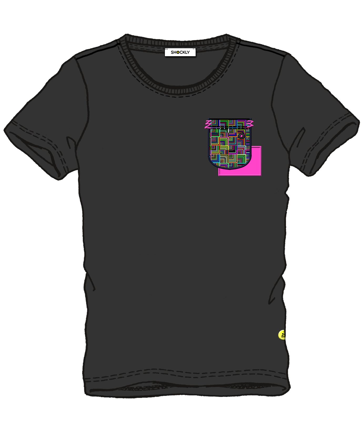 Shockly T-SHIRT-TAHITI Black