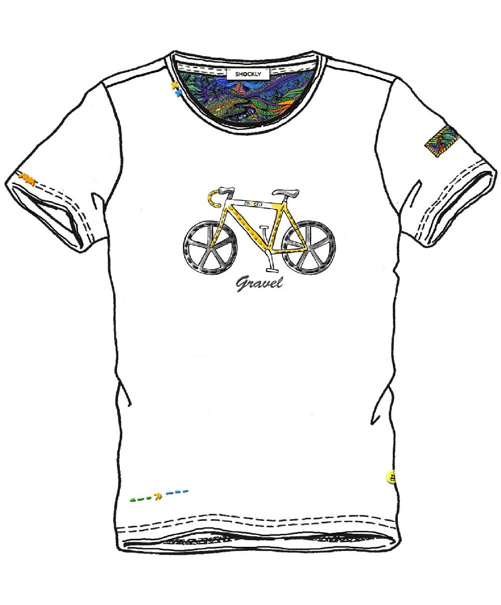 Shockly T-SHIRT-HAND-GRAVEL White Hotsell