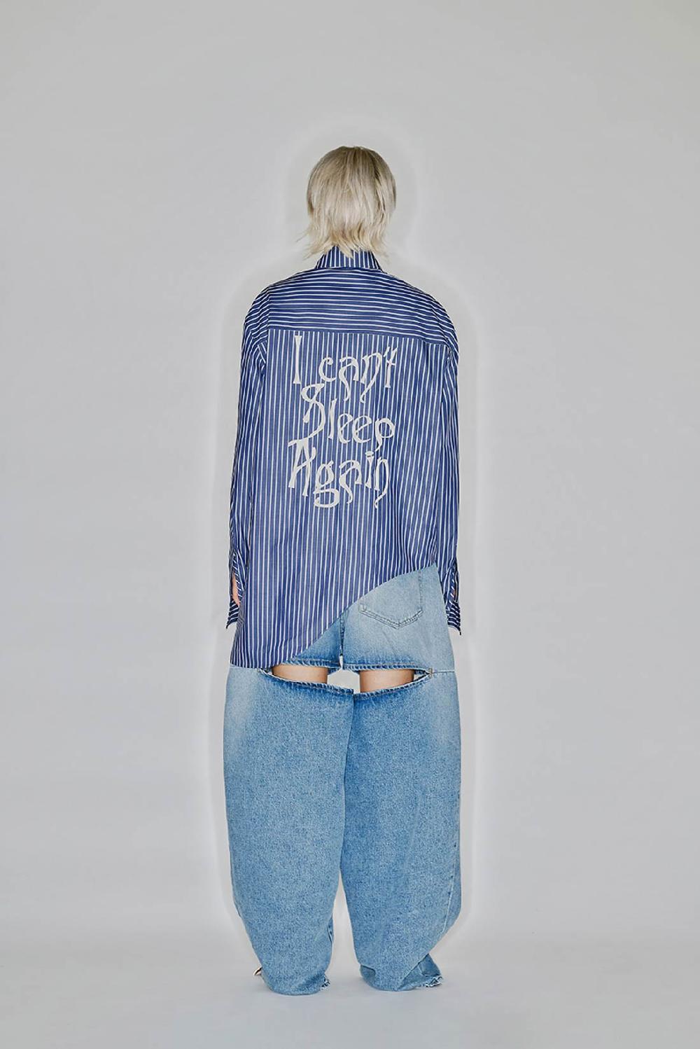 Ssheena Canotta — Camicia assimetrica Italy