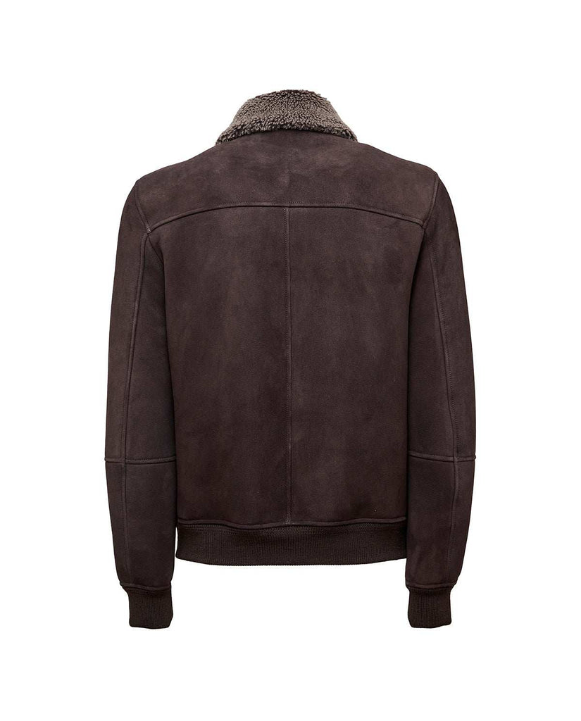 Stewart ANDALO-SHEARLING MERINO SUEDE BRISA LAMB In Vendita