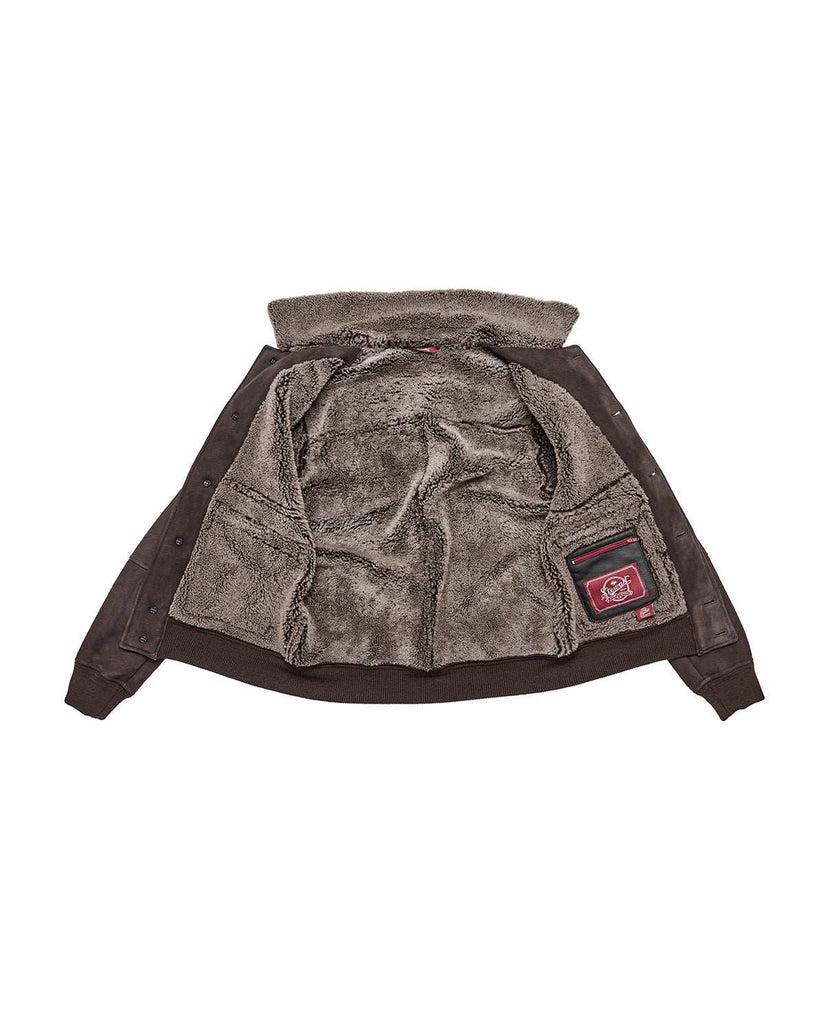 Stewart ANDALO-SHEARLING MERINO SUEDE BRISA LAMB In Vendita