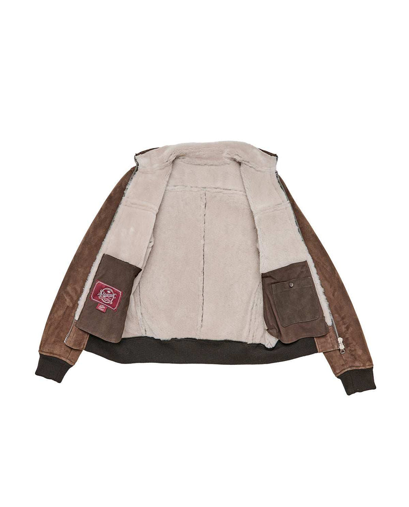 Stewart ELLIS-SLIM SHEARLING SUEDE IRONED Pezzi Unici
