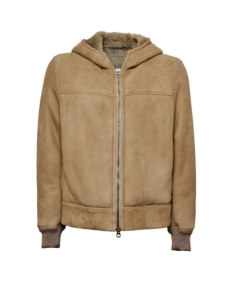 Stewart EINAR-SHEARLING SUEDE IRONED LAMB Saldi Di Fabbrica