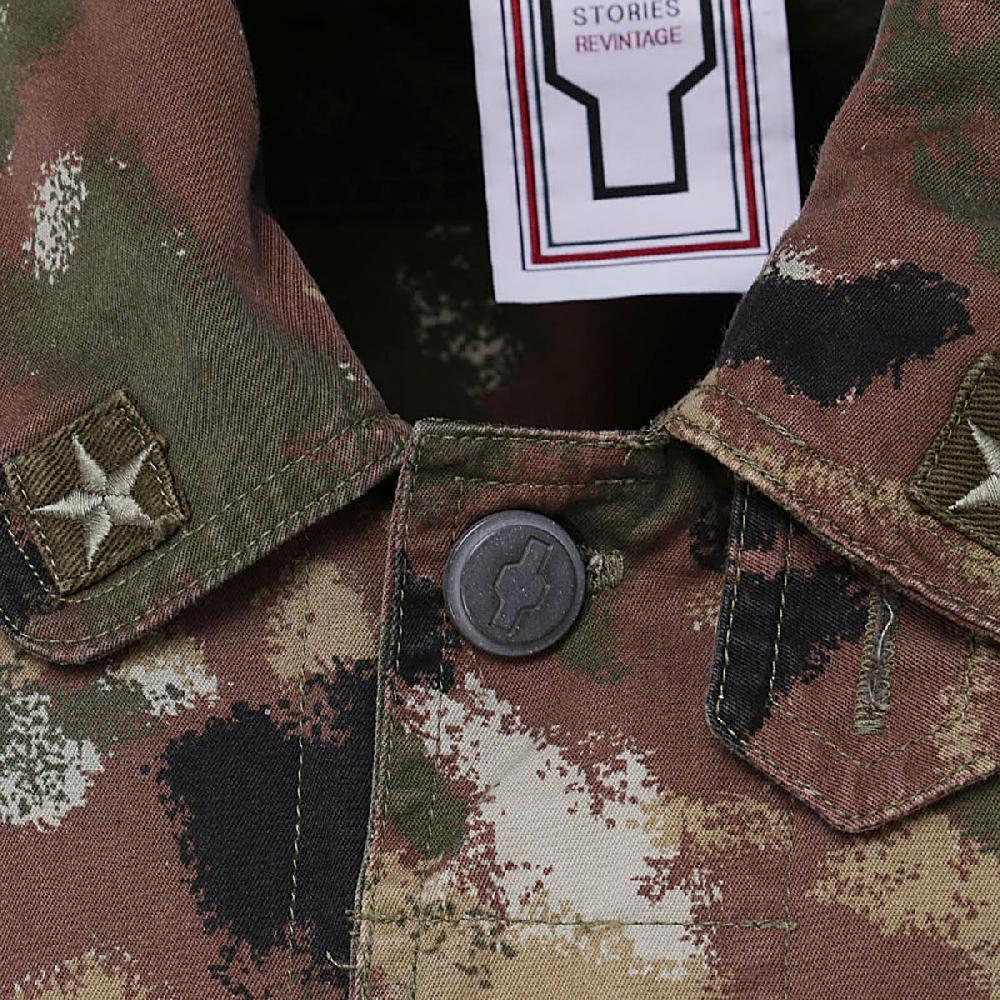 Stories Milano SHIRT JACKET CAMOUFLAGE – STRIPE BLACK Consegna Veloce