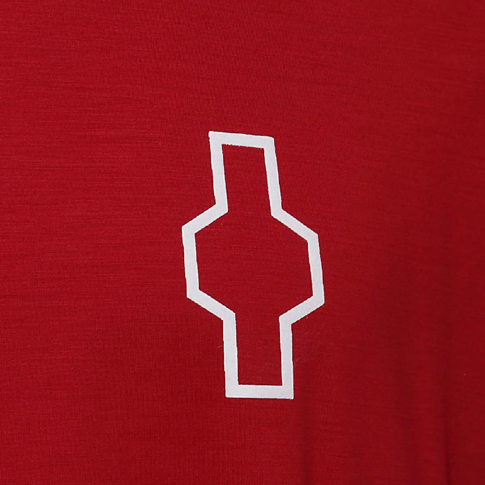 Stories Milano T-SHIRT 100% ZQ MERINO WOOL – RED Promozione Limitata