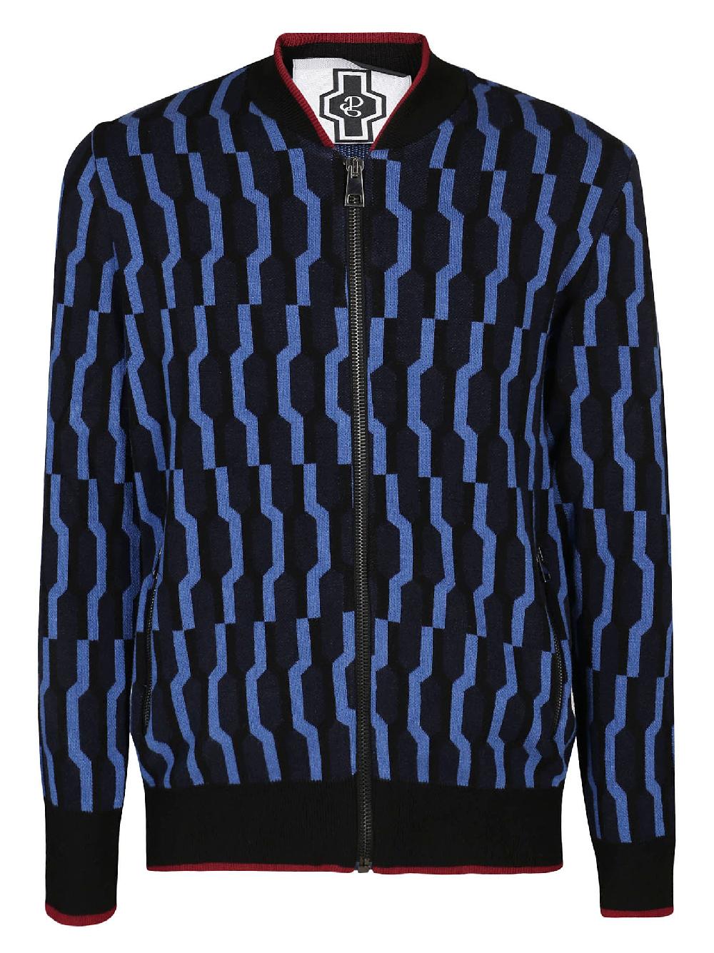 Stories Milano BOMBER ZIP – MONOGRAM OBSESSION – OCEAN Hotsell