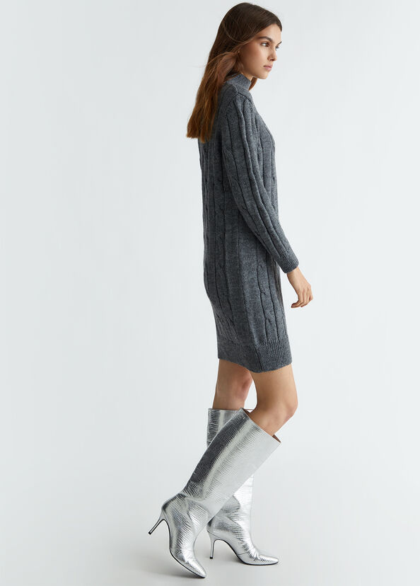 Liu Jo Abito grigio in maglia Promozione