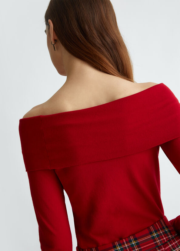 Liu Jo Body rosso con cut-out Soddisfazione Garantita