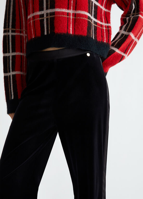 Liu Jo Pantaloni eleganti in velluto Negozi Online