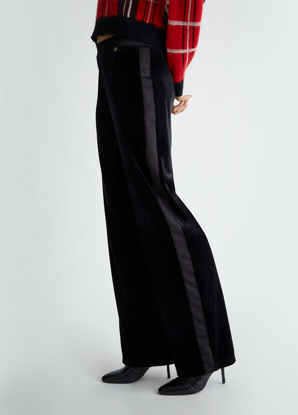 Liu Jo Pantaloni eleganti in velluto Negozi Online