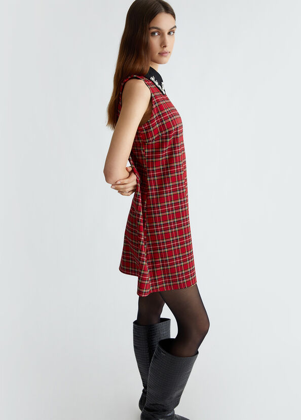 Liu Jo Abito corto in tartan Fino Al -60%