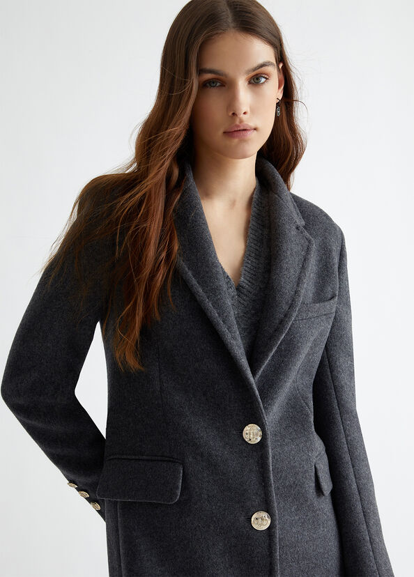 Liu Jo Cappotto slim in misto lana Sottocosto