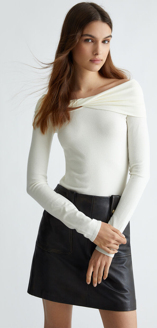 Liu Jo Body bianco con cut-out Sconto