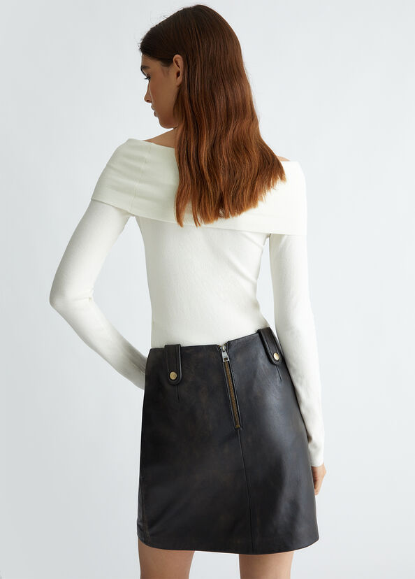Liu Jo Body bianco con cut-out Sconto