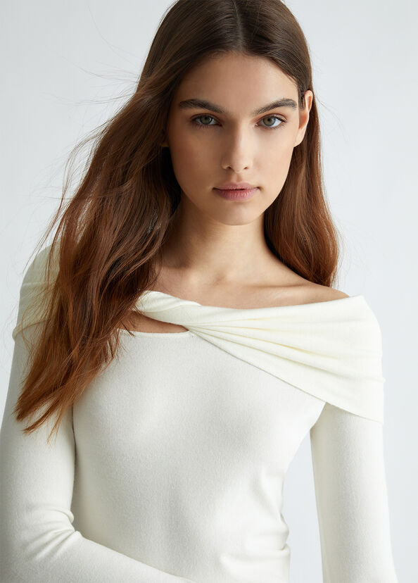 Liu Jo Body bianco con cut-out Sconto