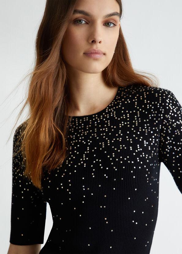 Liu Jo Top con strass dégradé Offerta