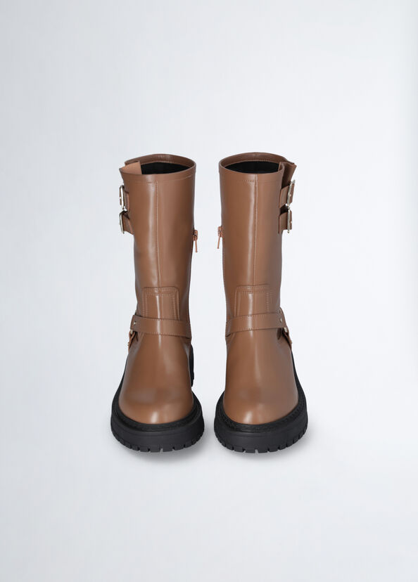 Liu Jo Biker boots in pelle Vendita Economica