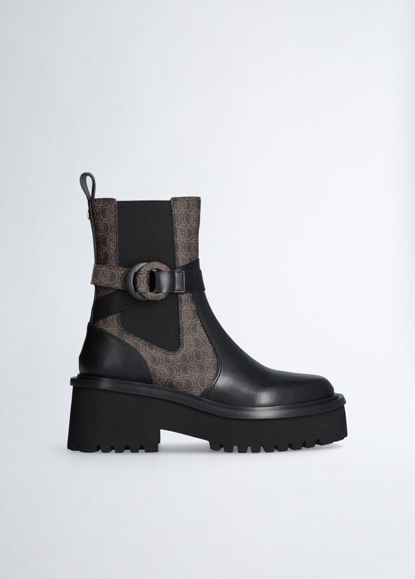 Liu Jo Stivaletti beatles monogram Nuovo
