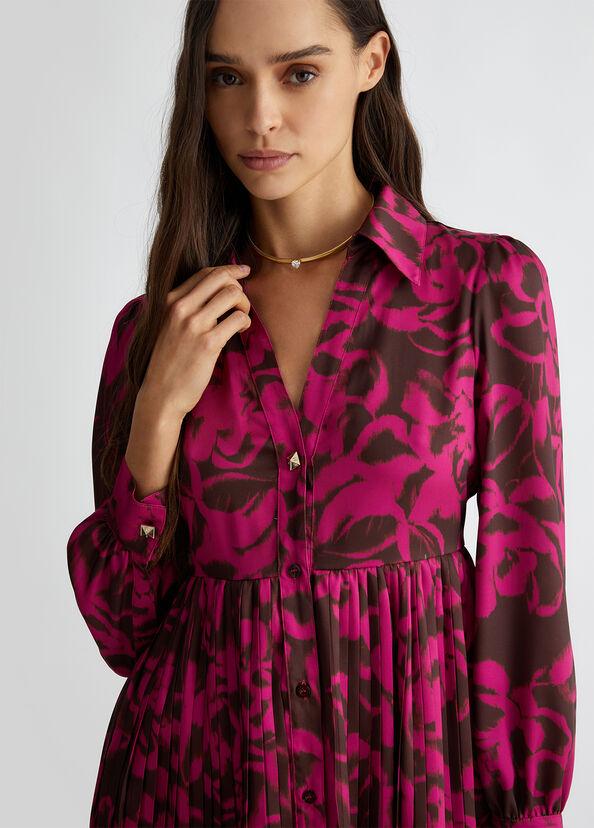 Liu Jo Vestito chemisier in twill stampato Sottocosto