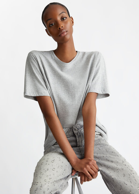 Liu Jo T-shirt over in jersey Vendita Calda