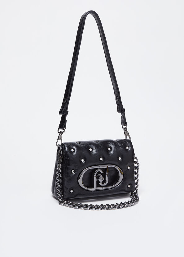 Liu Jo Borsa piccola LaPuffy con strass Nuova