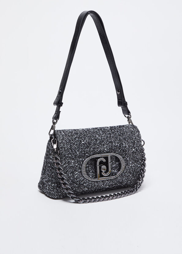Liu Jo Borsa grande LaPuffy in chevron Italy
