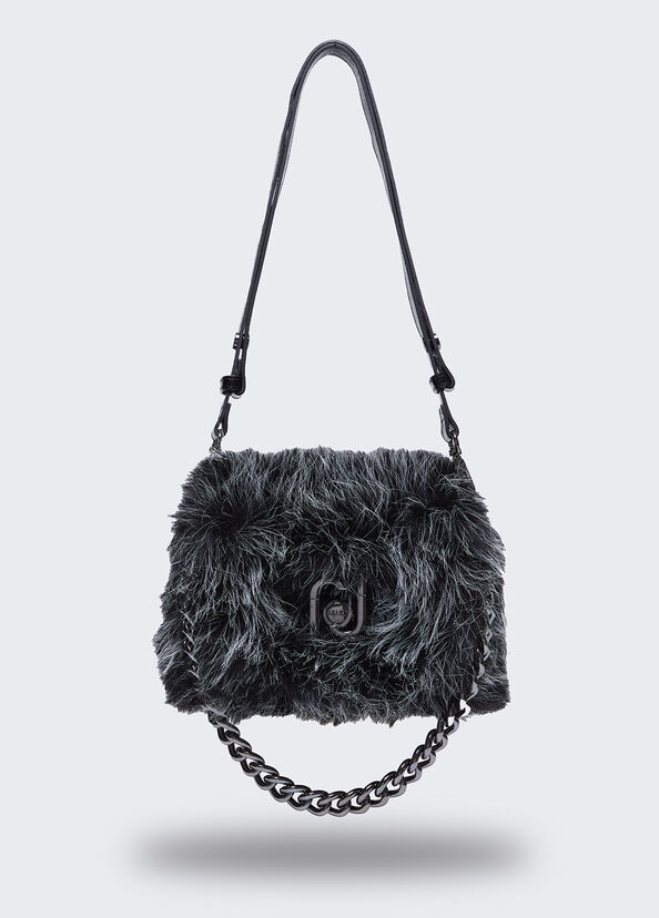 Liu Jo Borsa LaPuffy in pelliccia sintetica Sottocosto