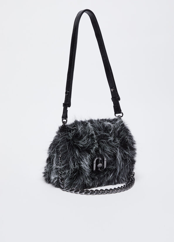 Liu Jo Borsa LaPuffy in pelliccia sintetica Sottocosto