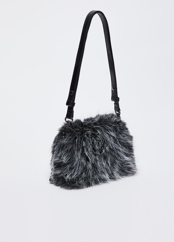Liu Jo Borsa LaPuffy in pelliccia sintetica Sottocosto